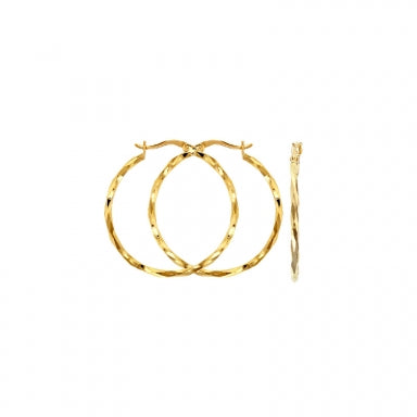 Creole hoops 9ct gold