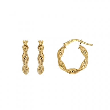 Creole hoops 9ct gold