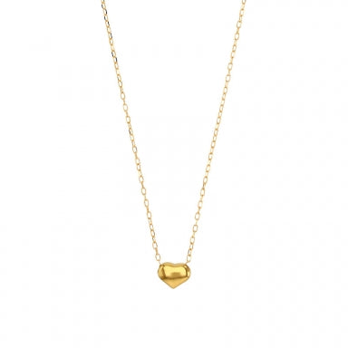 18ct gold heart necklace