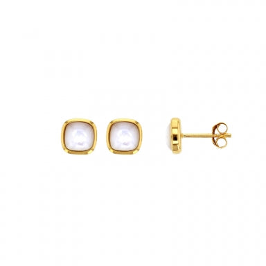 Earrings 9ct gold and Mother of pearl