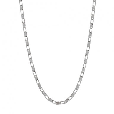 Fancy link steel neckchain for Him - 60cm