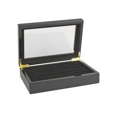 Lacquered wood jewellery box