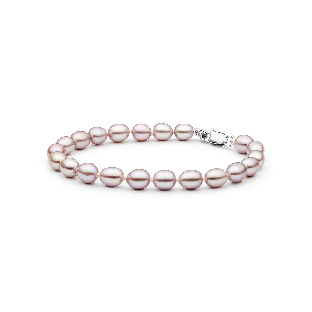 Lavender Pearl Bracelet