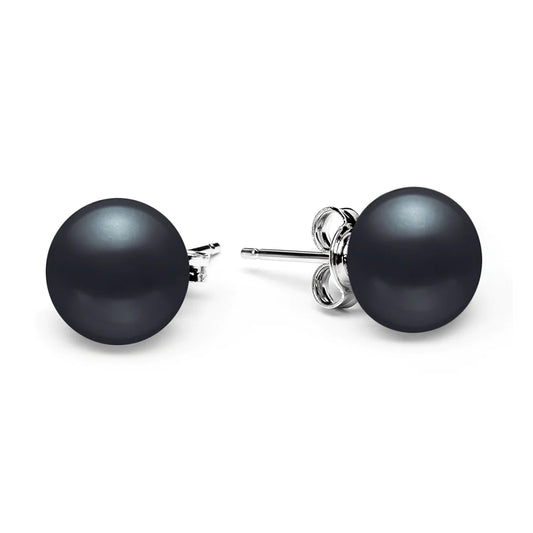 Black Pearl Stud Earring