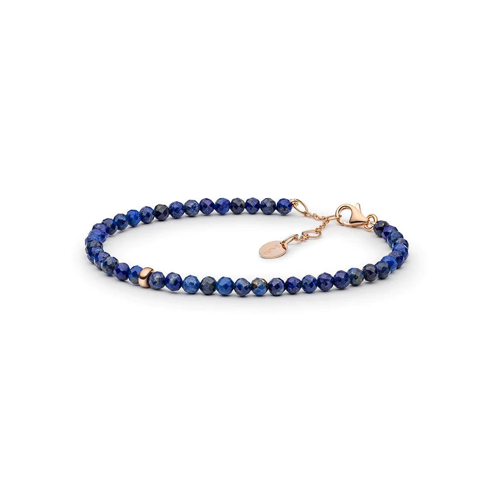 Blue Semiprecious Stones Bracelet