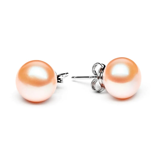 Pink Pearl Stud Earring