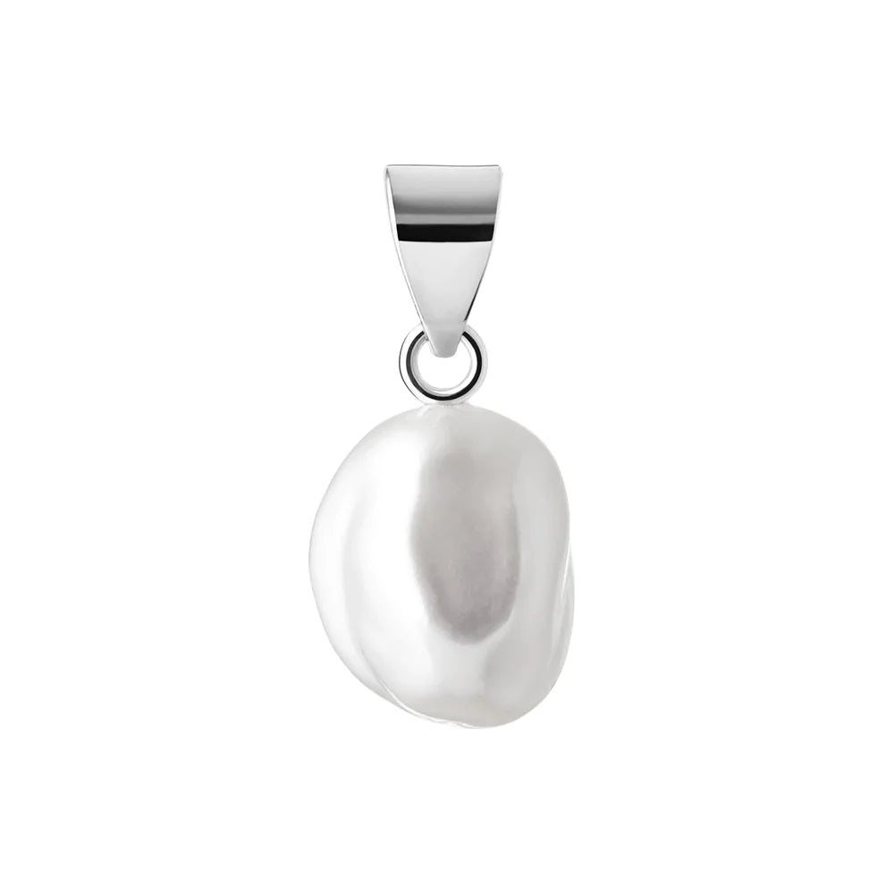 White Pearl Pendants Without Chain