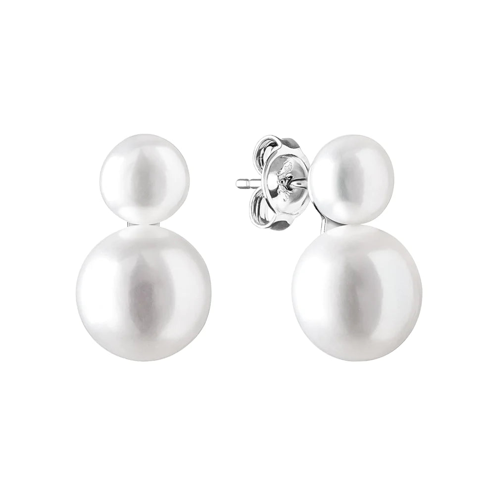 White Pearl Stud Earring