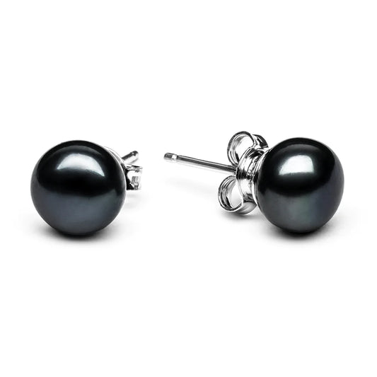 Black Pearl Stud Earring