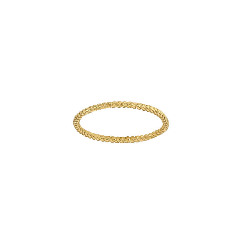 Fine gold-plated ring