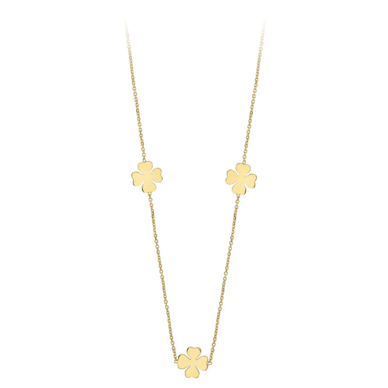 Four-Leaf Clover Gold Necklace