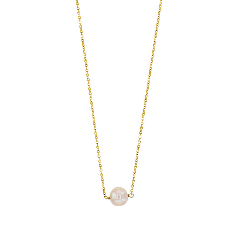 Cultured Freshwater Gold Pearl Necklace