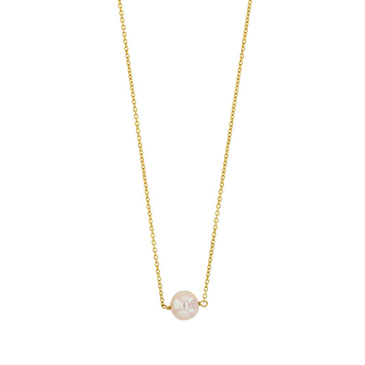 Cultured Freshwater Gold Pearl Necklace