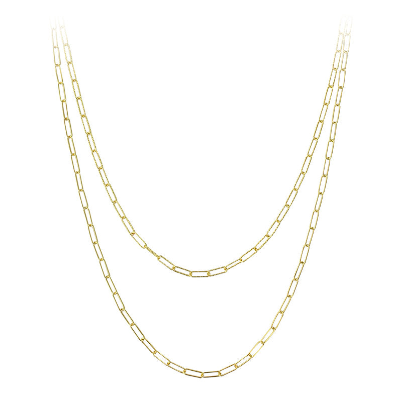 Trace Chain Silver Necklace