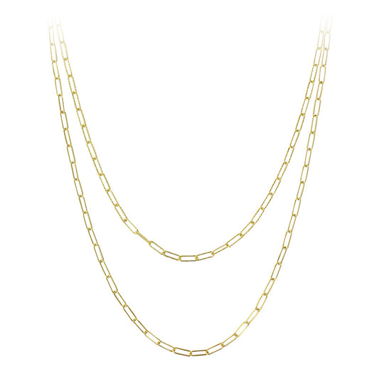 Trace Chain Silver Necklace