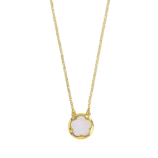 MADRE PERLA Mother White Pearl Necklace