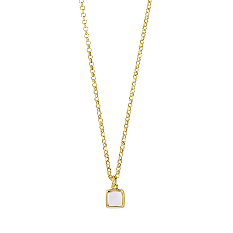 MADRE PERLA Square Mother Pendant