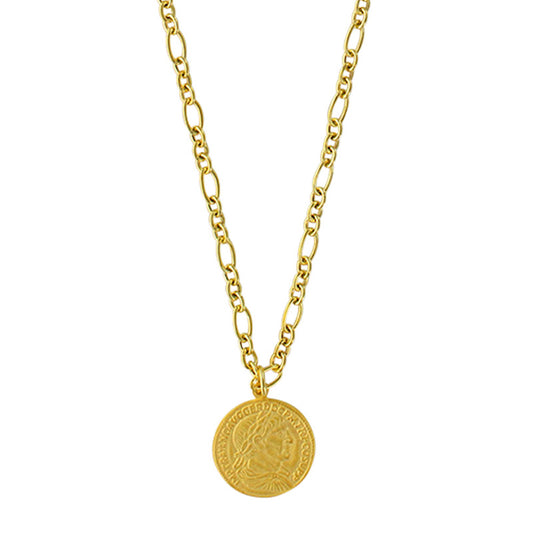 ROMAINE Gold-Coloured  Pendant Necklace