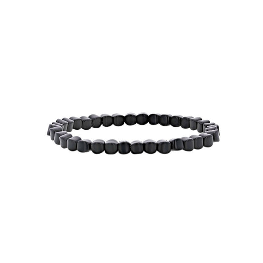 Black agate stones stretch Bracelet